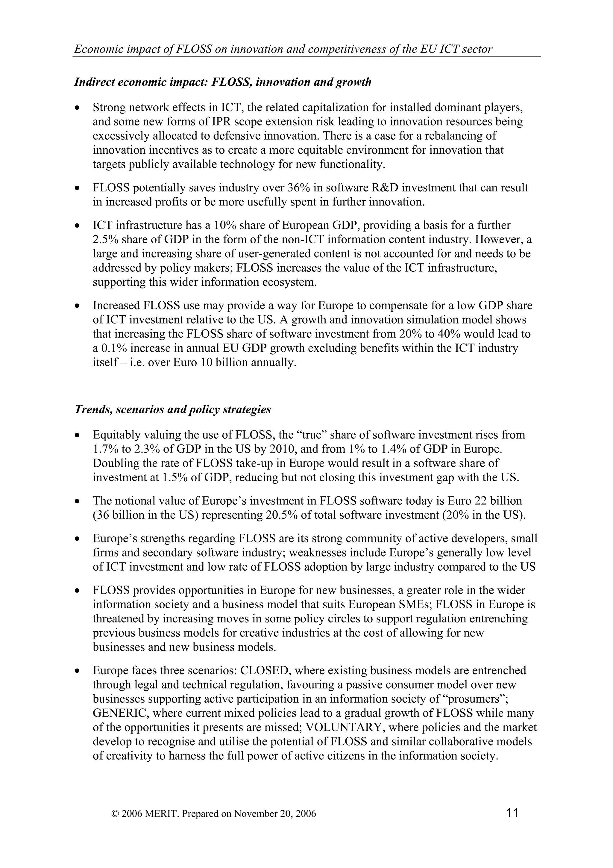 Economic impact of open source software  on innovation and the competitiveness of the  Information and Communication Technologies  (ICT) sector in the EU