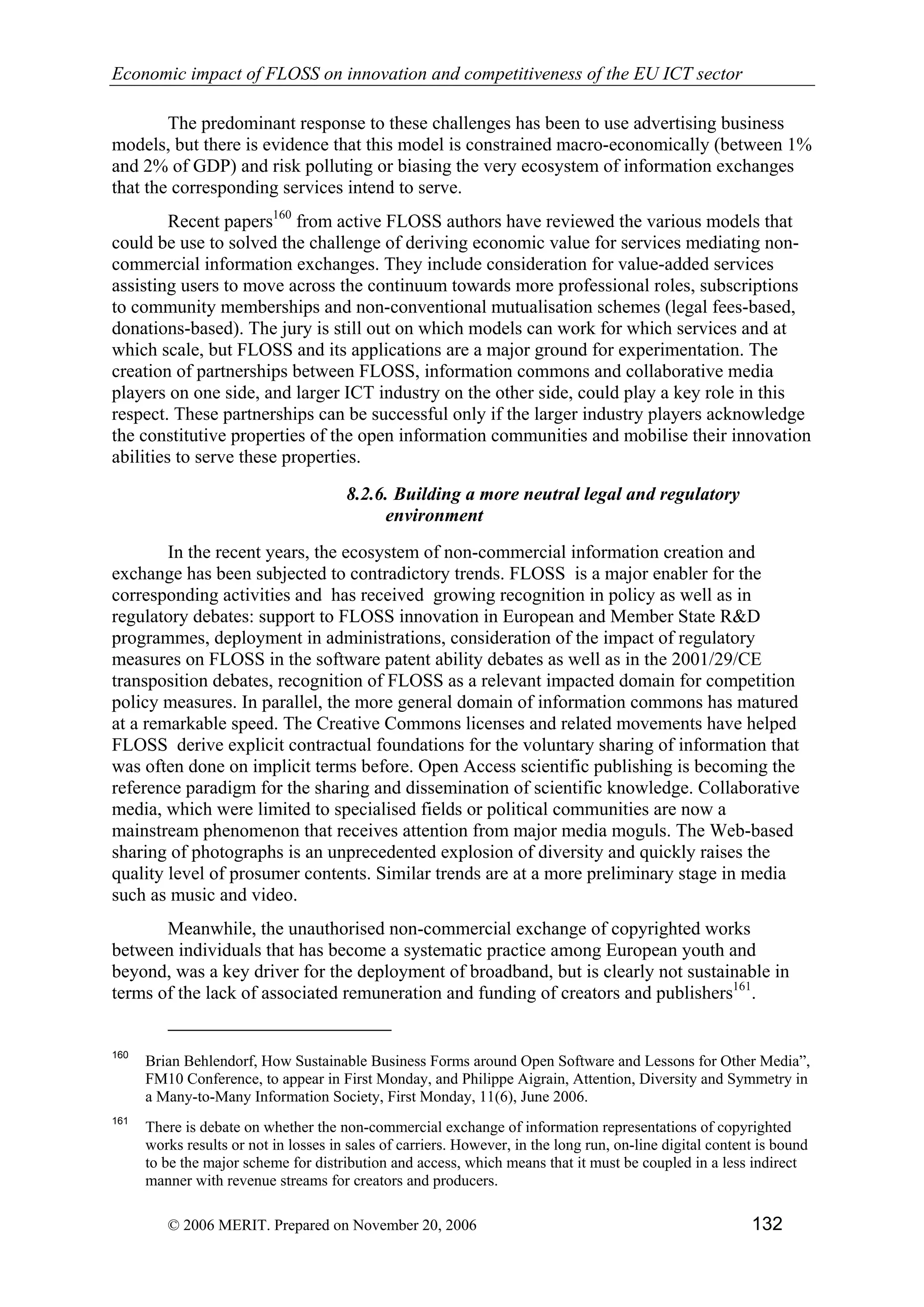 Economic impact of open source software  on innovation and the competitiveness of the  Information and Communication Technologies  (ICT) sector in the EU