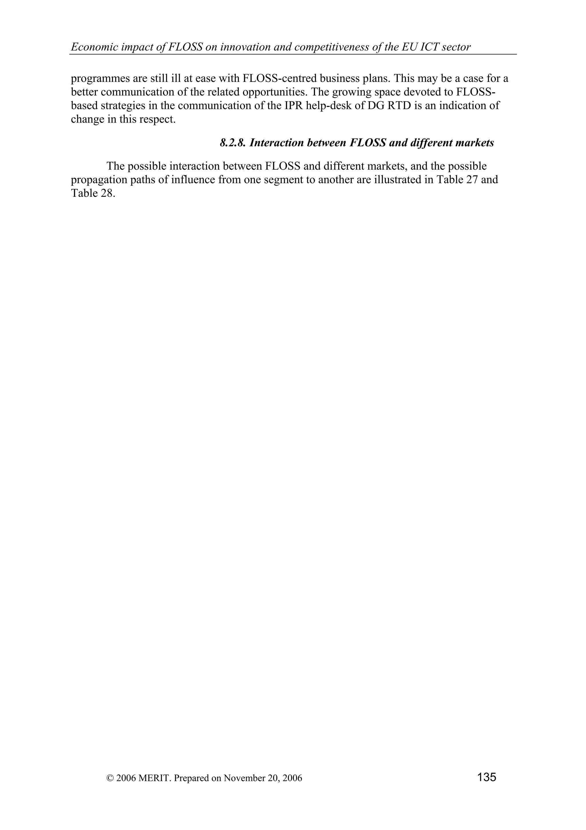 Economic impact of open source software  on innovation and the competitiveness of the  Information and Communication Technologies  (ICT) sector in the EU