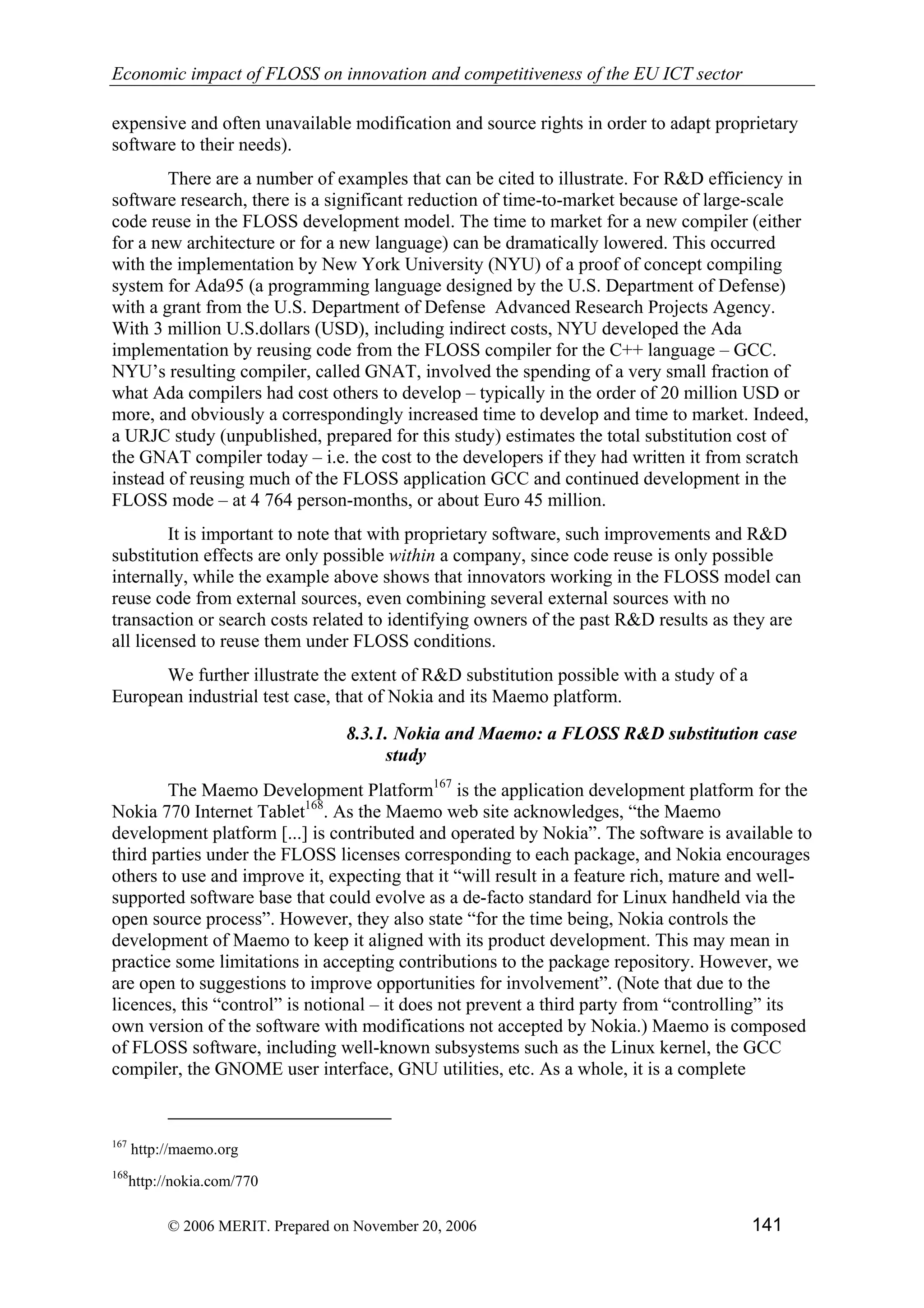 Economic impact of open source software  on innovation and the competitiveness of the  Information and Communication Technologies  (ICT) sector in the EU