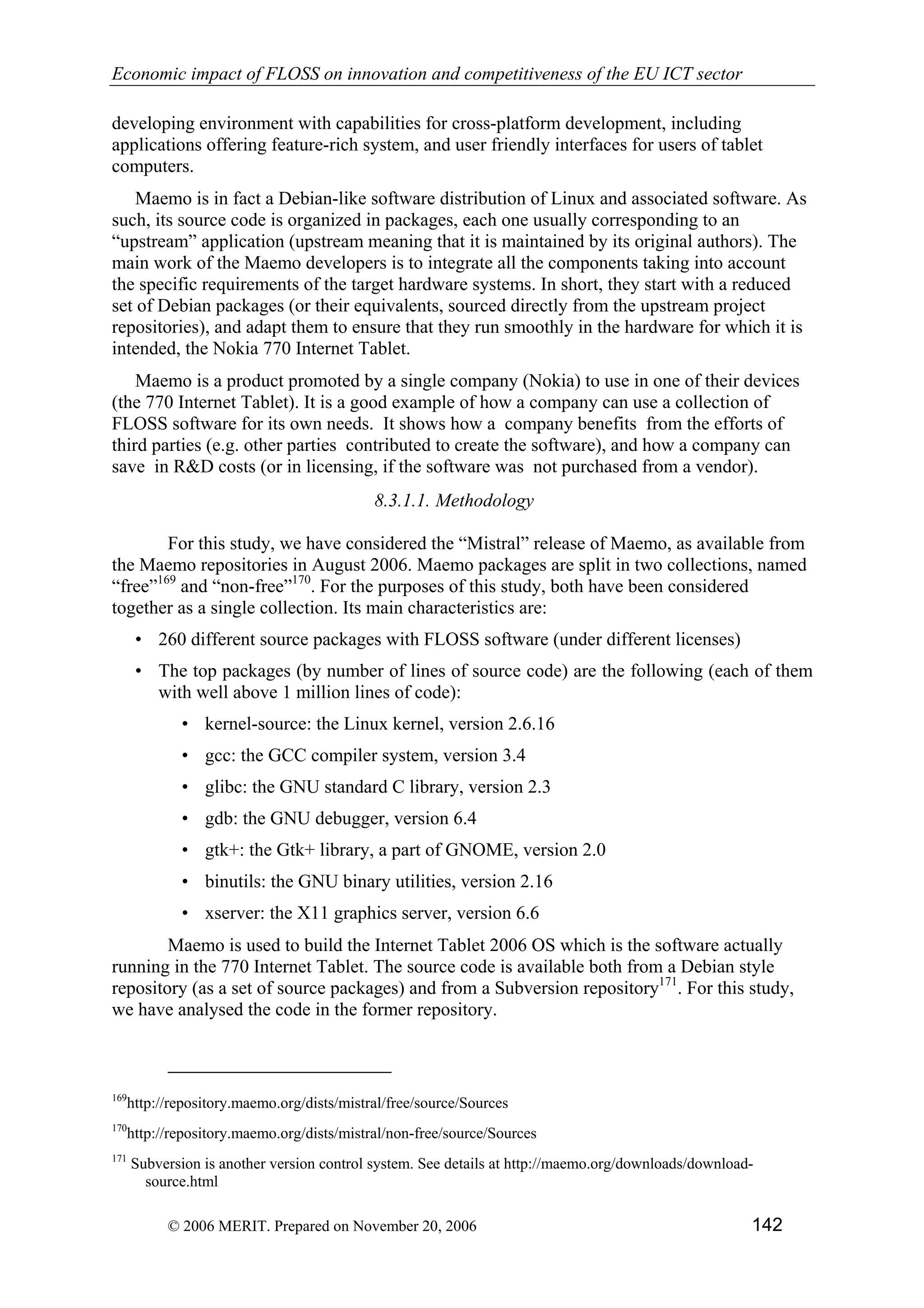 Economic impact of open source software  on innovation and the competitiveness of the  Information and Communication Technologies  (ICT) sector in the EU