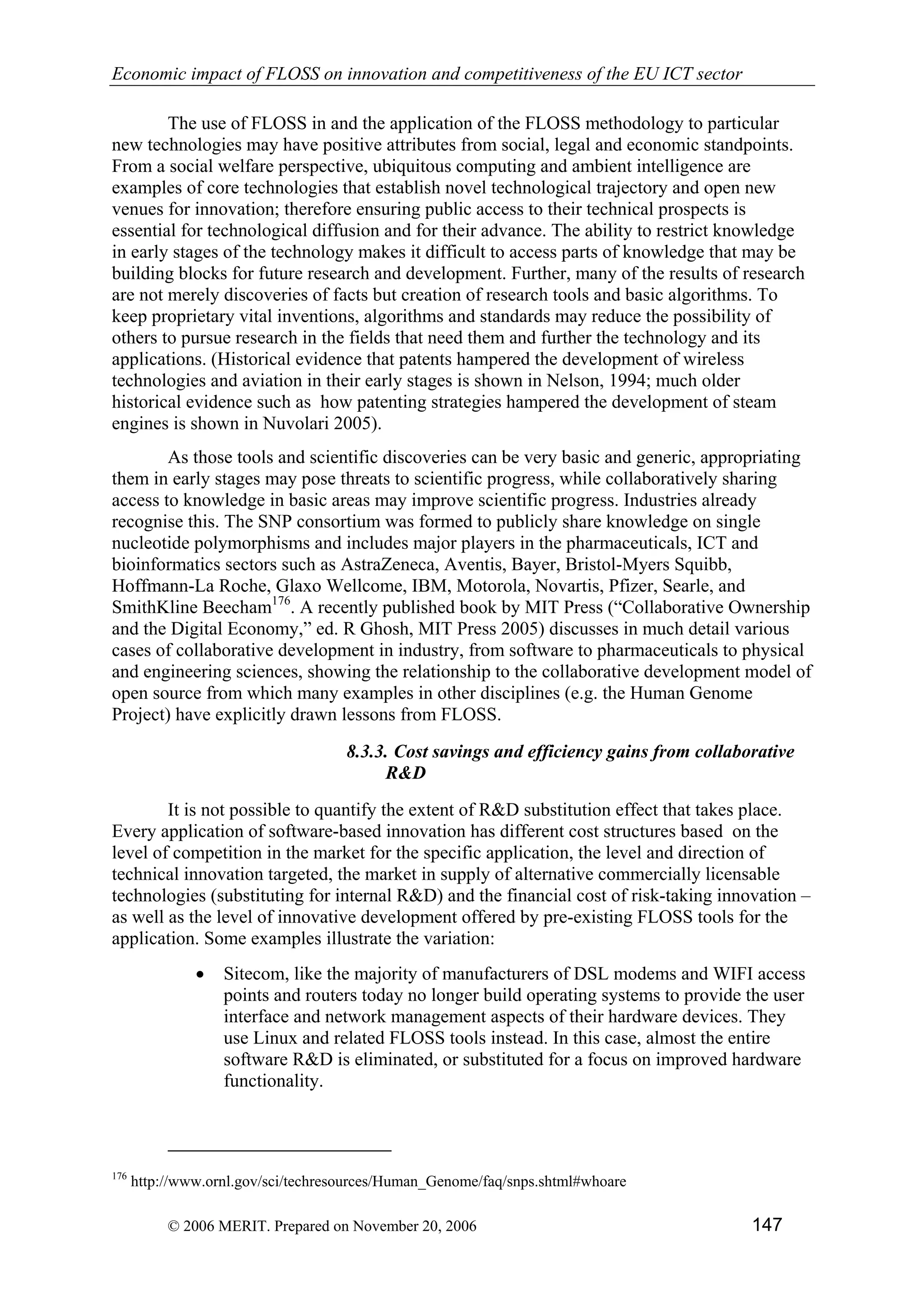 Economic impact of open source software  on innovation and the competitiveness of the  Information and Communication Technologies  (ICT) sector in the EU