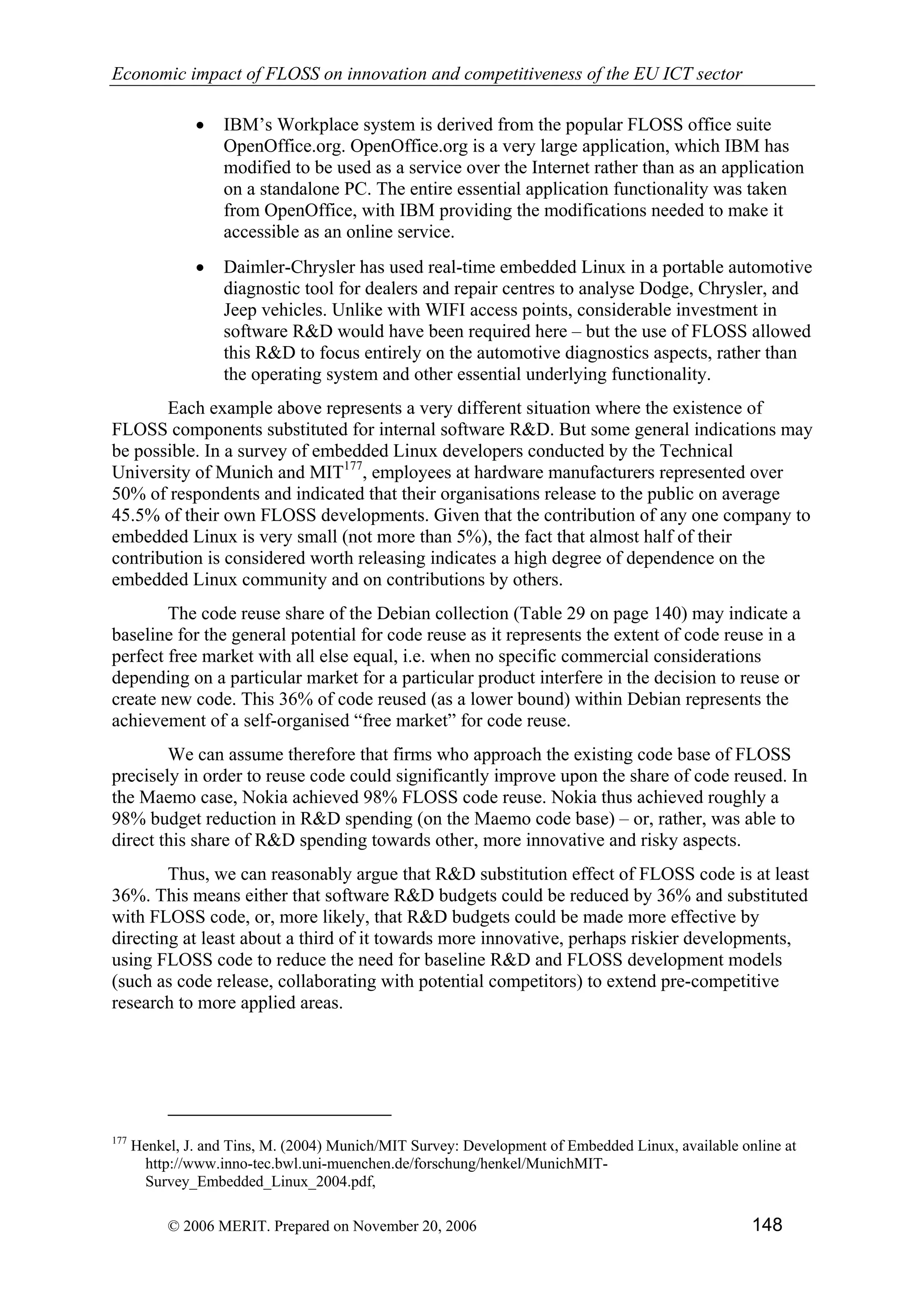 Economic impact of open source software  on innovation and the competitiveness of the  Information and Communication Technologies  (ICT) sector in the EU