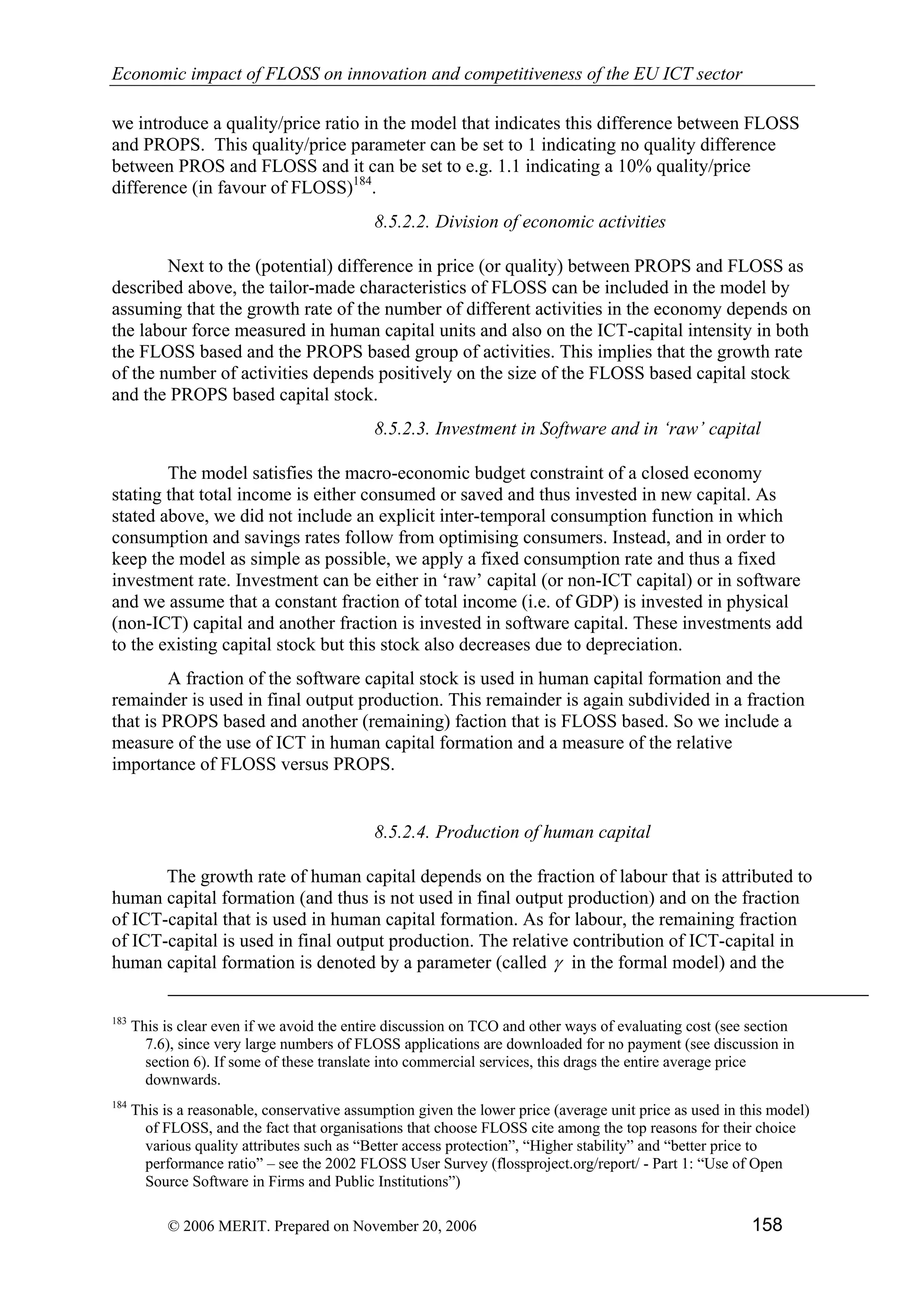 Economic impact of open source software  on innovation and the competitiveness of the  Information and Communication Technologies  (ICT) sector in the EU