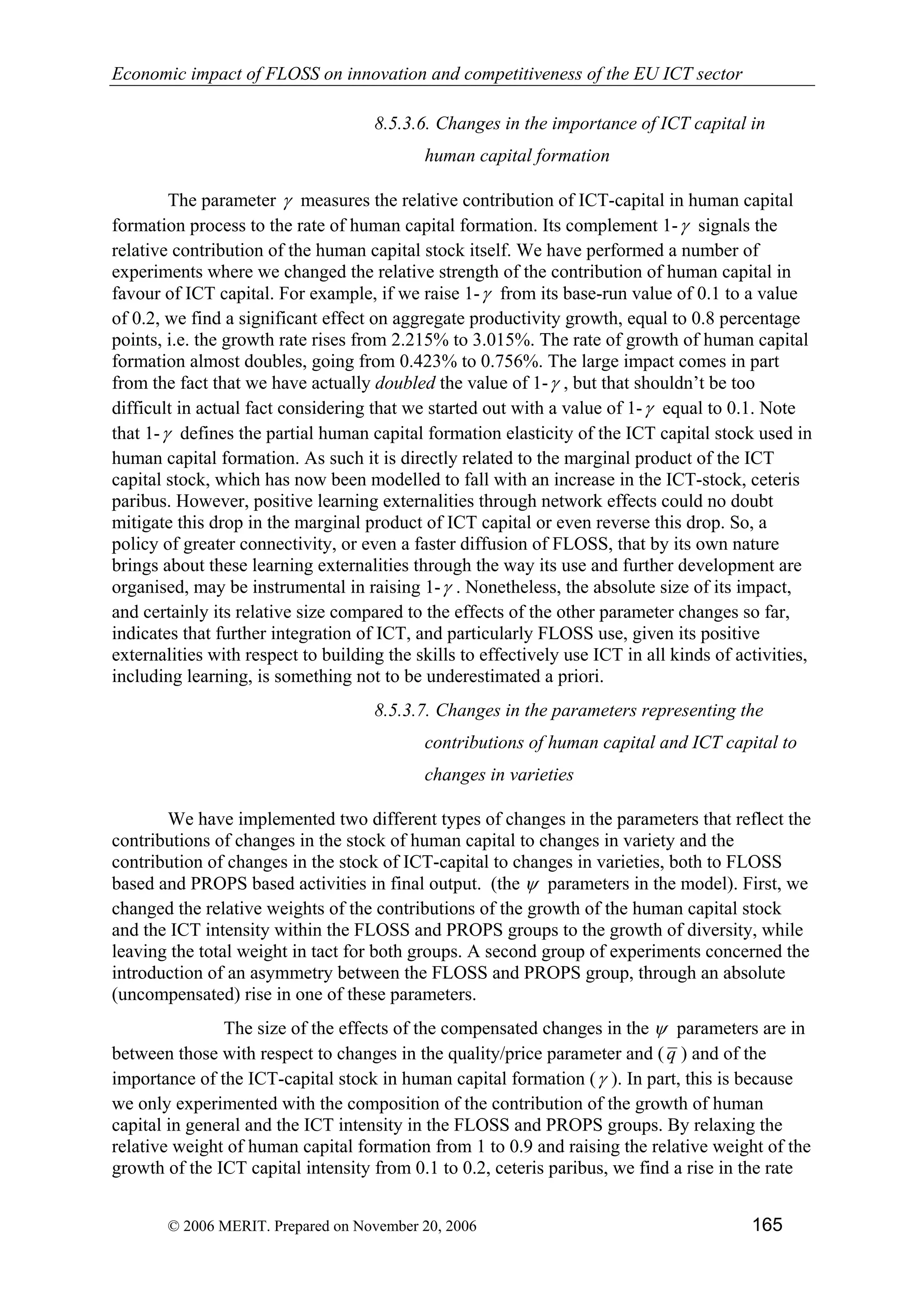Economic impact of open source software  on innovation and the competitiveness of the  Information and Communication Technologies  (ICT) sector in the EU