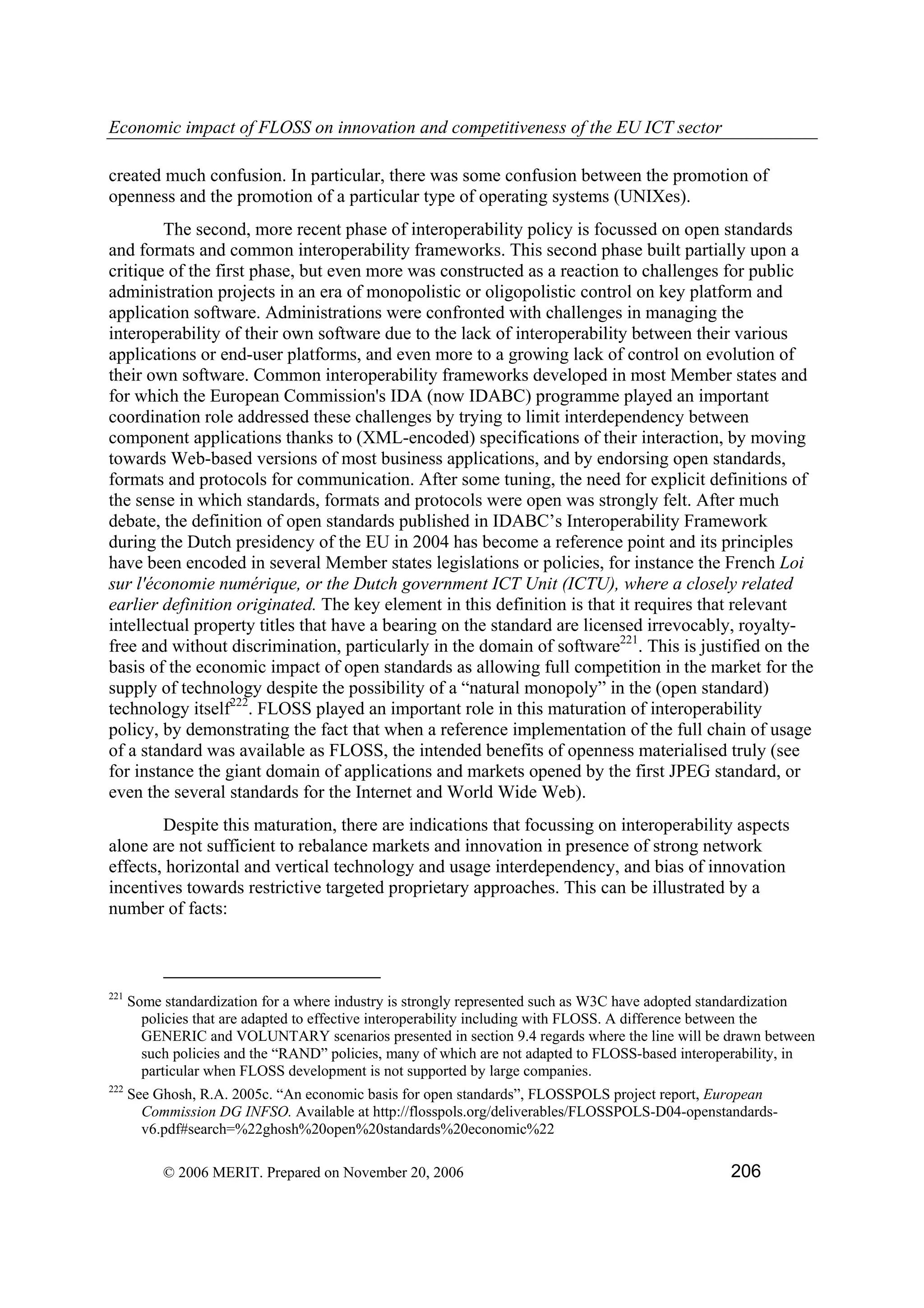 Economic impact of open source software  on innovation and the competitiveness of the  Information and Communication Technologies  (ICT) sector in the EU