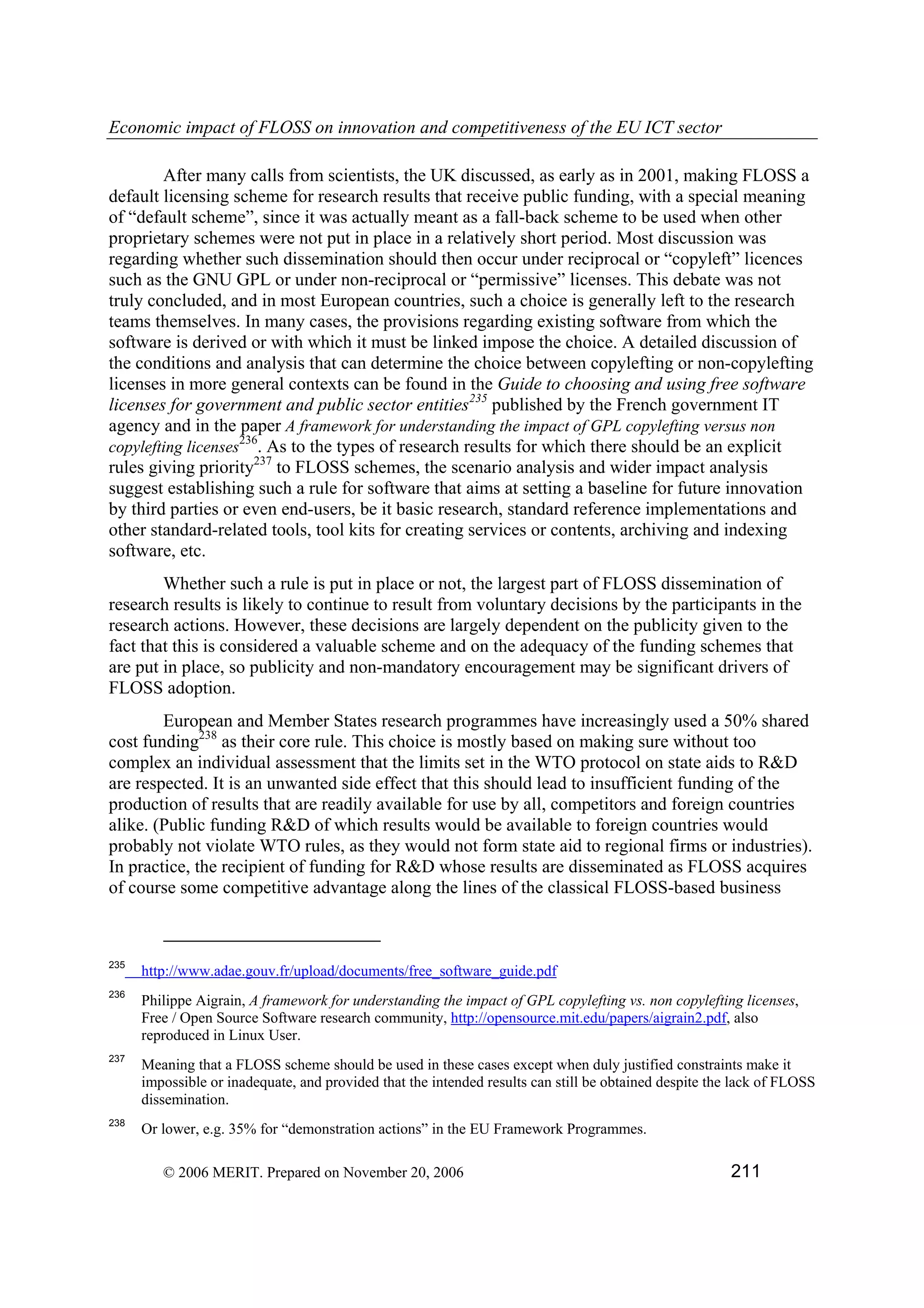 Economic impact of open source software  on innovation and the competitiveness of the  Information and Communication Technologies  (ICT) sector in the EU