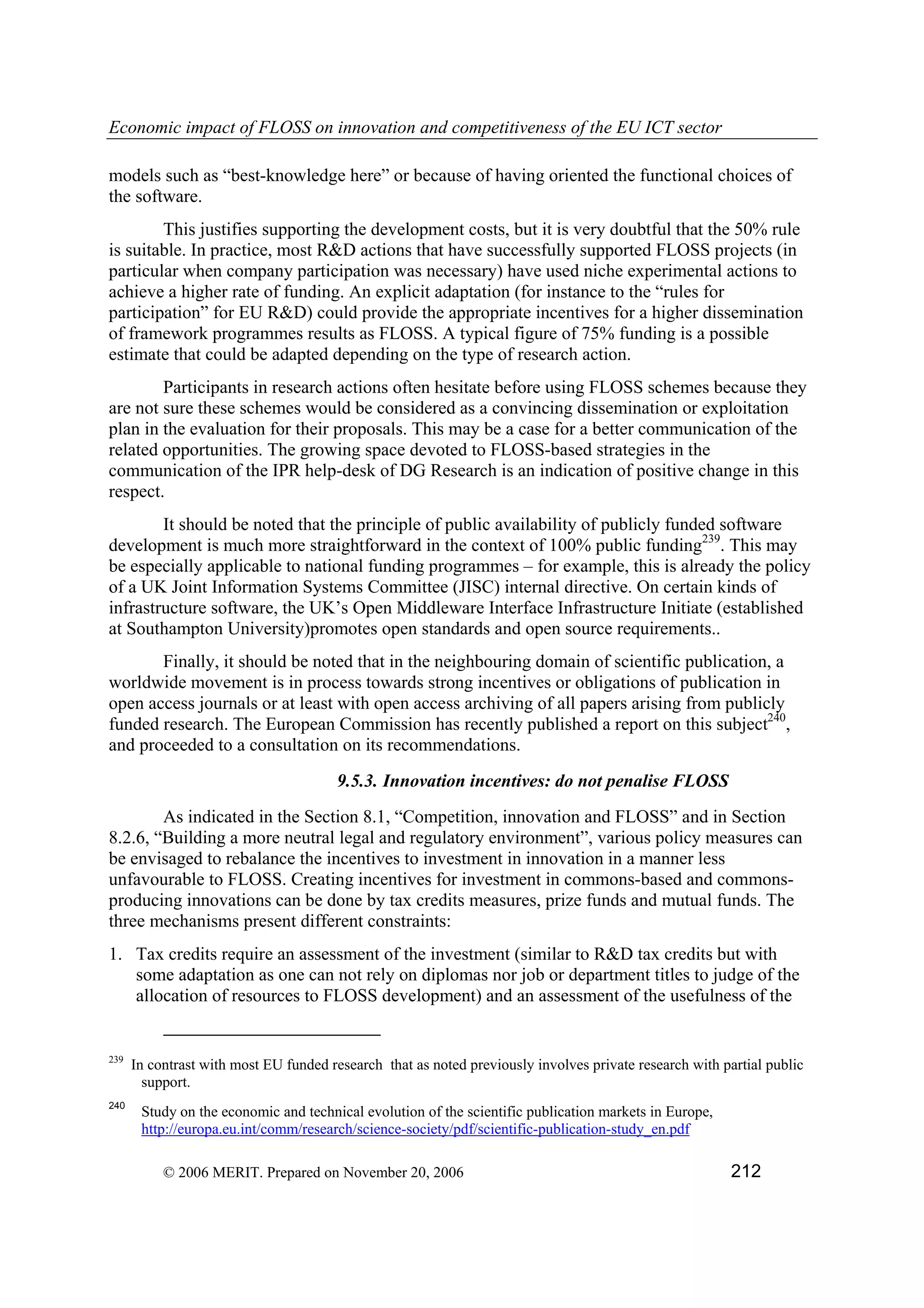 Economic impact of open source software  on innovation and the competitiveness of the  Information and Communication Technologies  (ICT) sector in the EU