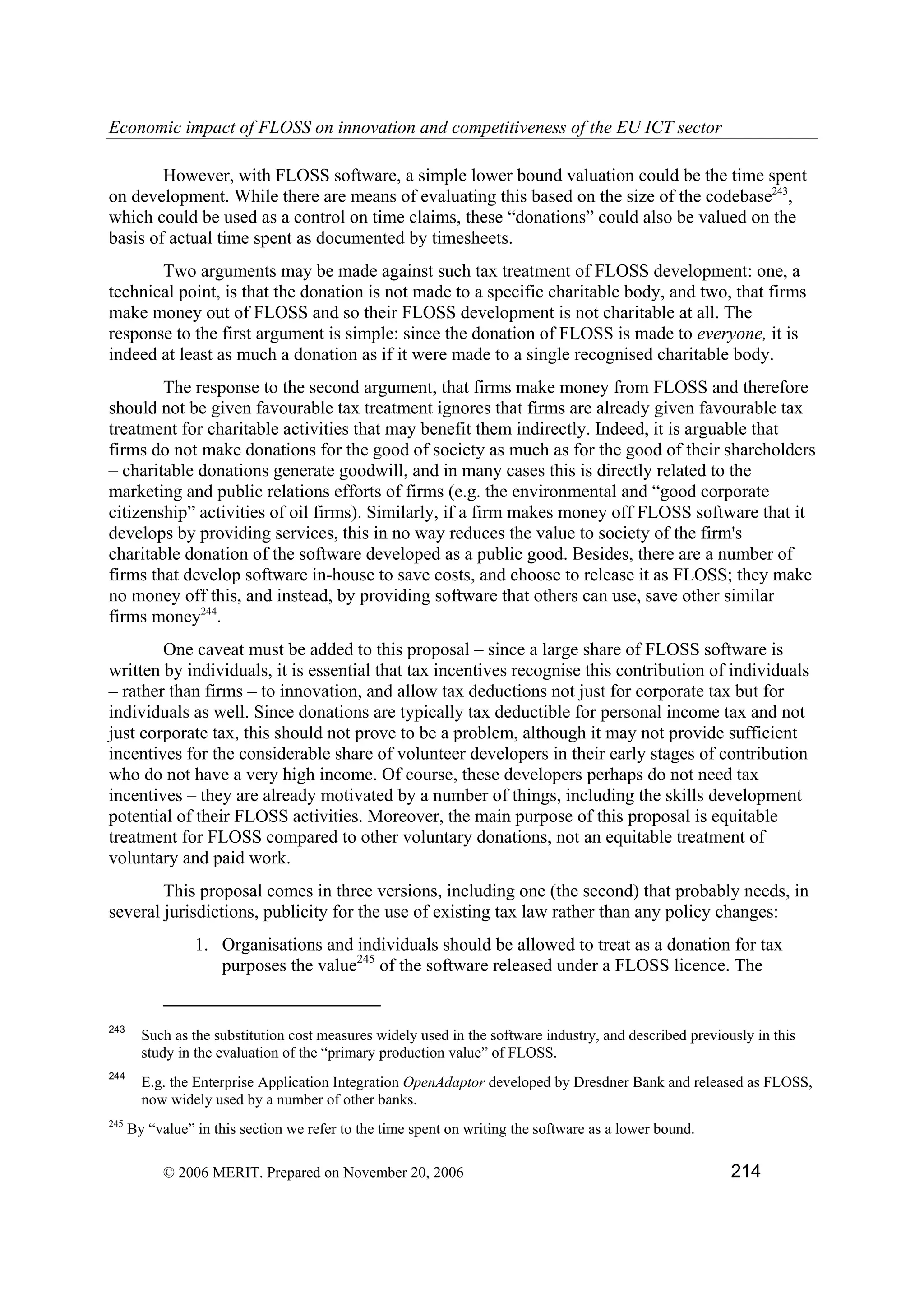 Economic impact of open source software  on innovation and the competitiveness of the  Information and Communication Technologies  (ICT) sector in the EU