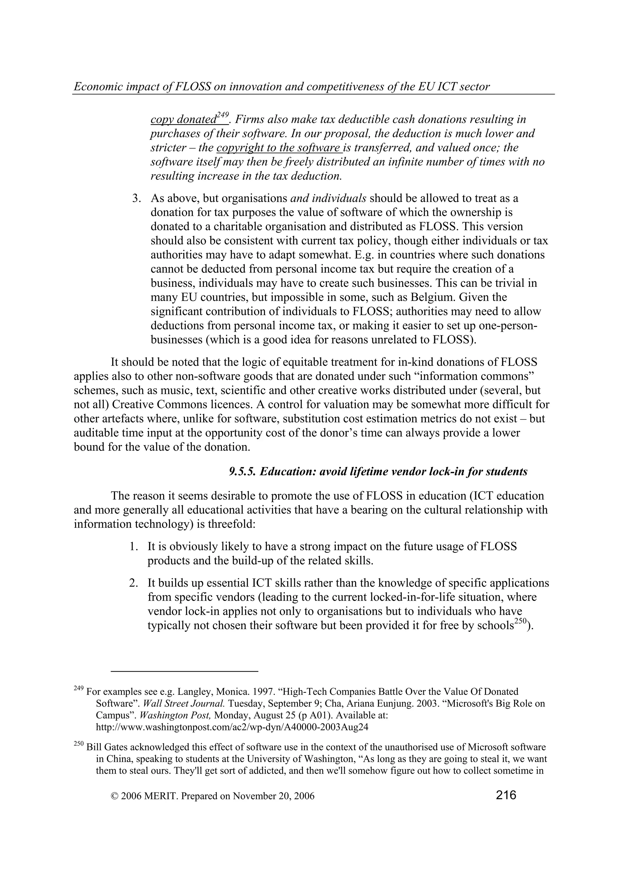Economic impact of open source software  on innovation and the competitiveness of the  Information and Communication Technologies  (ICT) sector in the EU