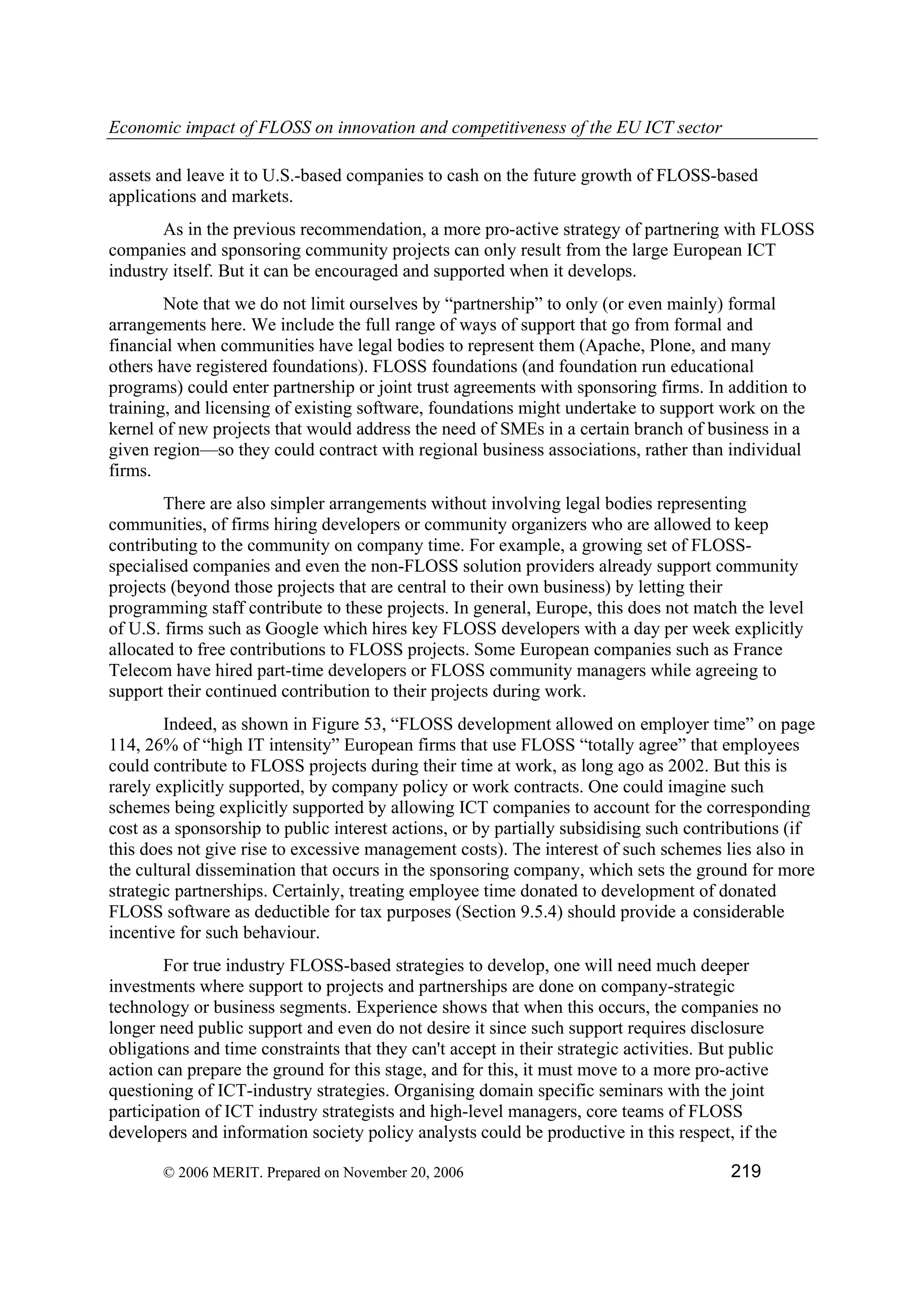 Economic impact of open source software  on innovation and the competitiveness of the  Information and Communication Technologies  (ICT) sector in the EU
