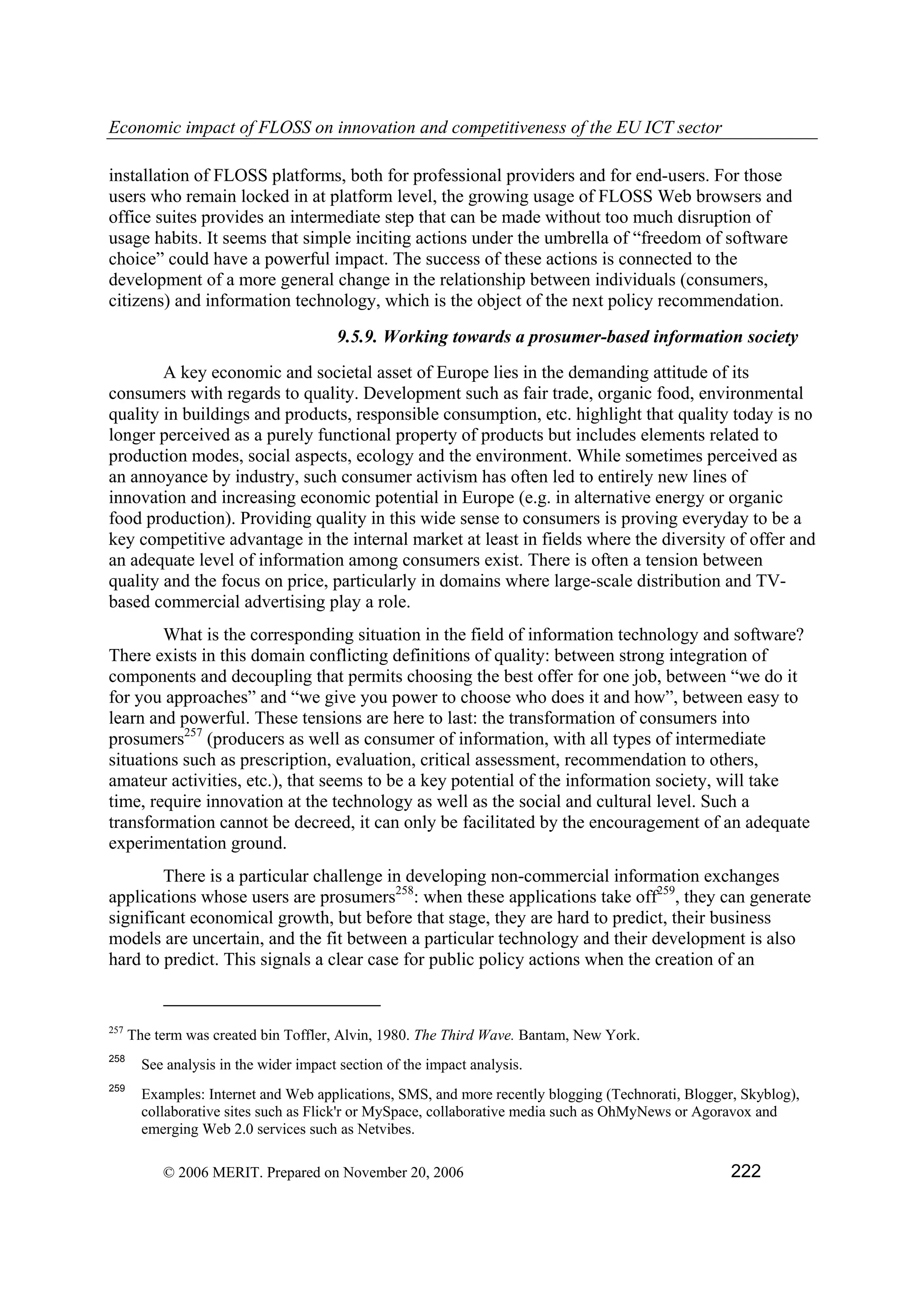 Economic impact of open source software  on innovation and the competitiveness of the  Information and Communication Technologies  (ICT) sector in the EU