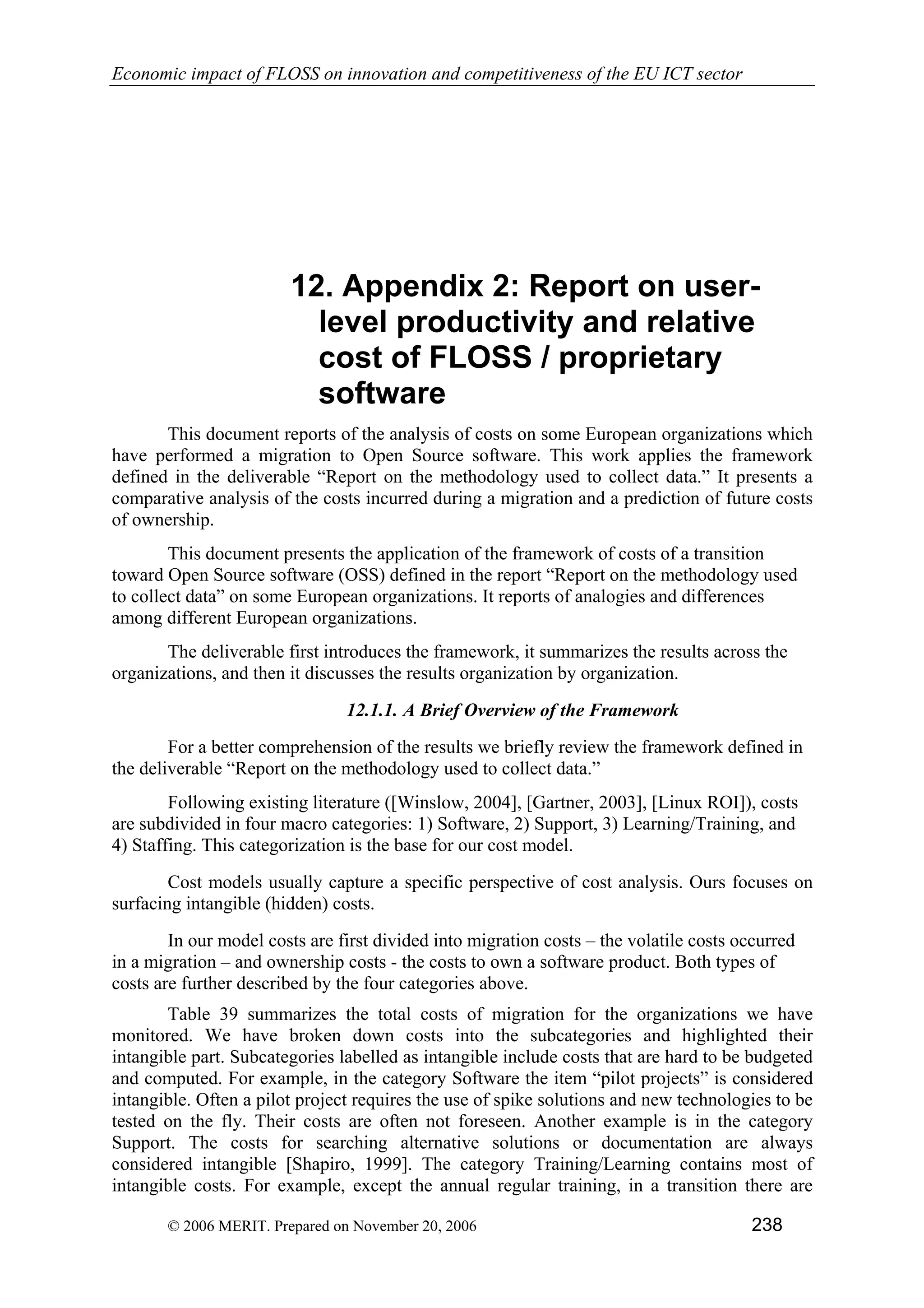 Economic impact of open source software  on innovation and the competitiveness of the  Information and Communication Technologies  (ICT) sector in the EU