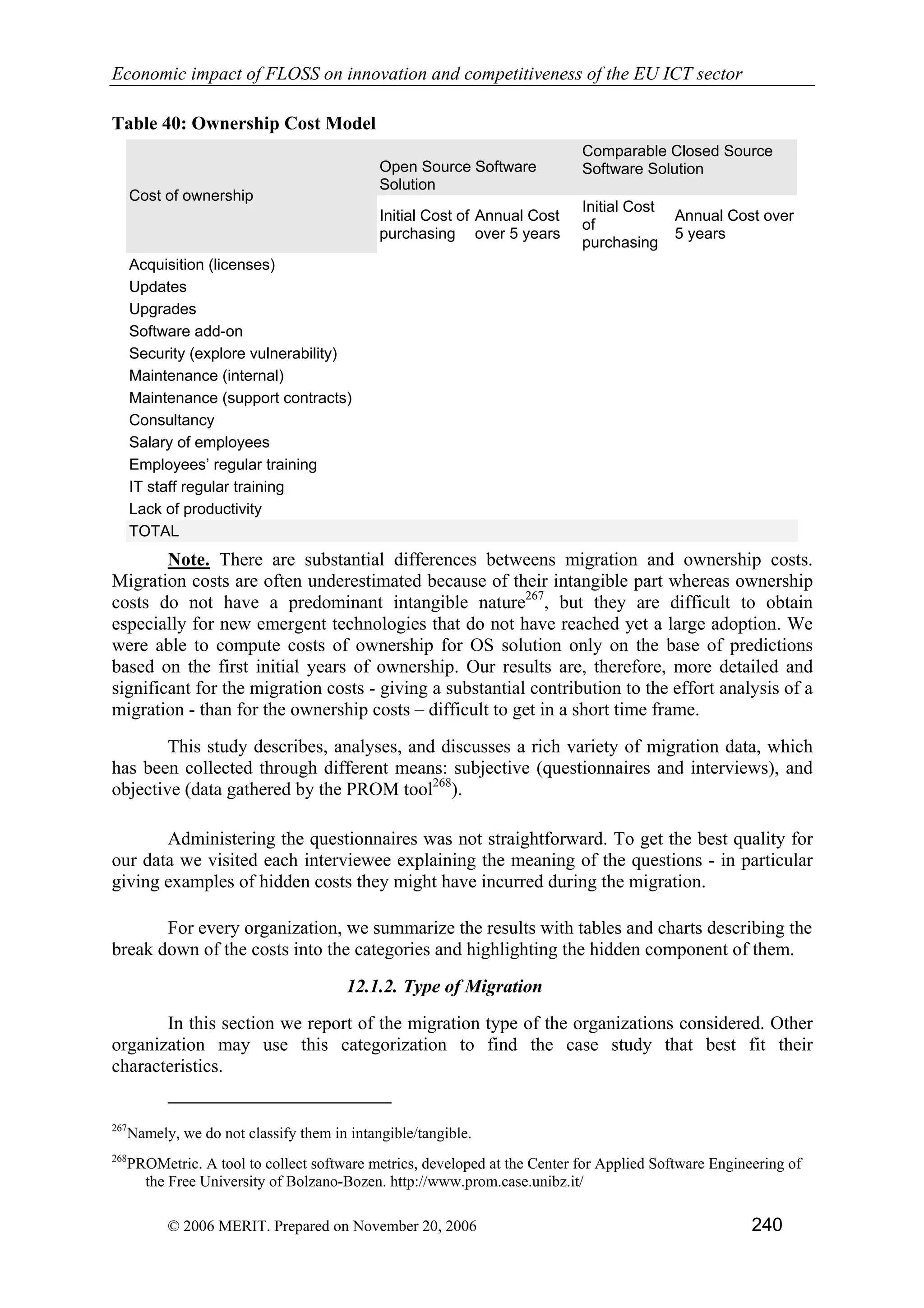 Economic impact of open source software  on innovation and the competitiveness of the  Information and Communication Technologies  (ICT) sector in the EU