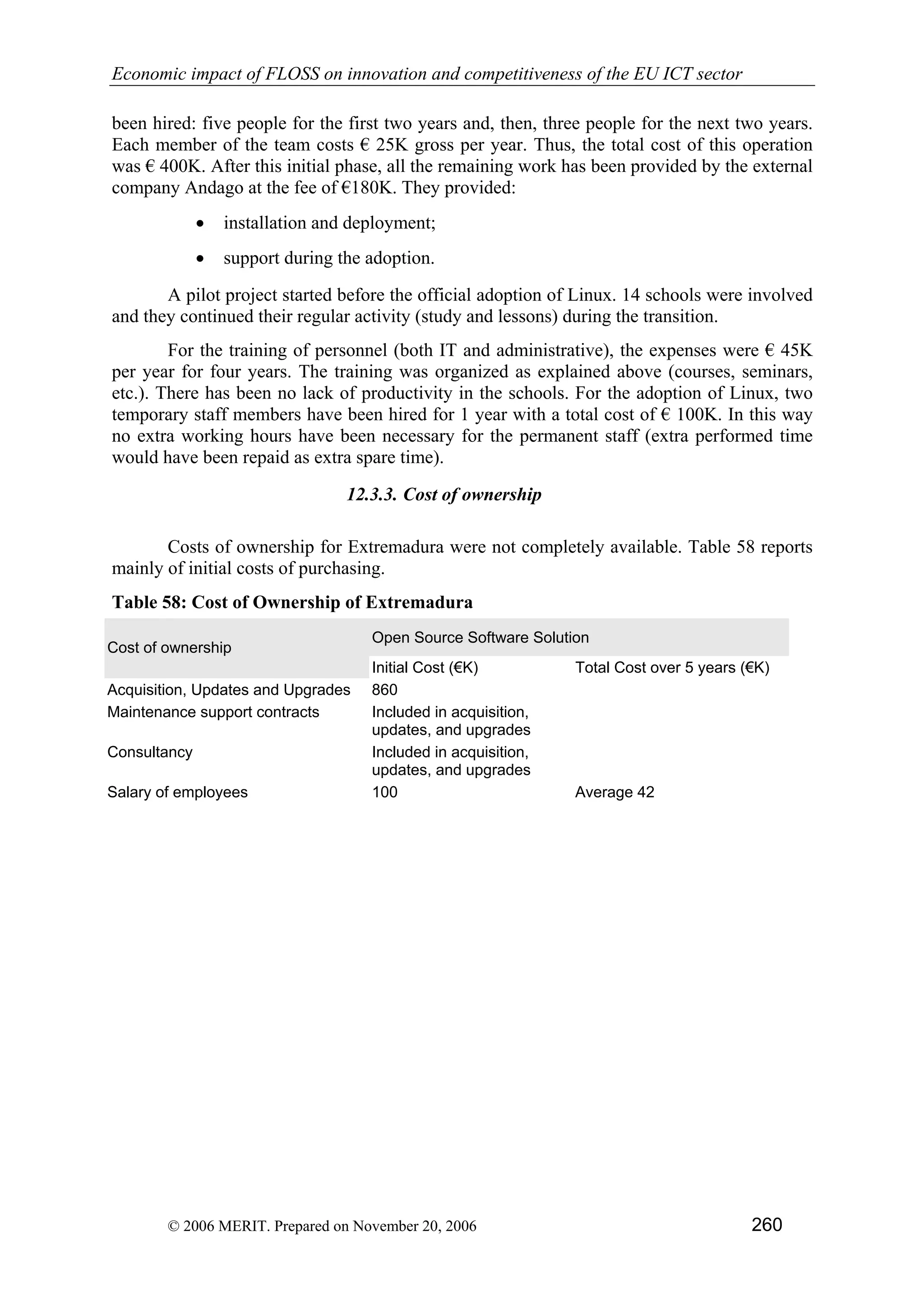 Economic impact of open source software  on innovation and the competitiveness of the  Information and Communication Technologies  (ICT) sector in the EU