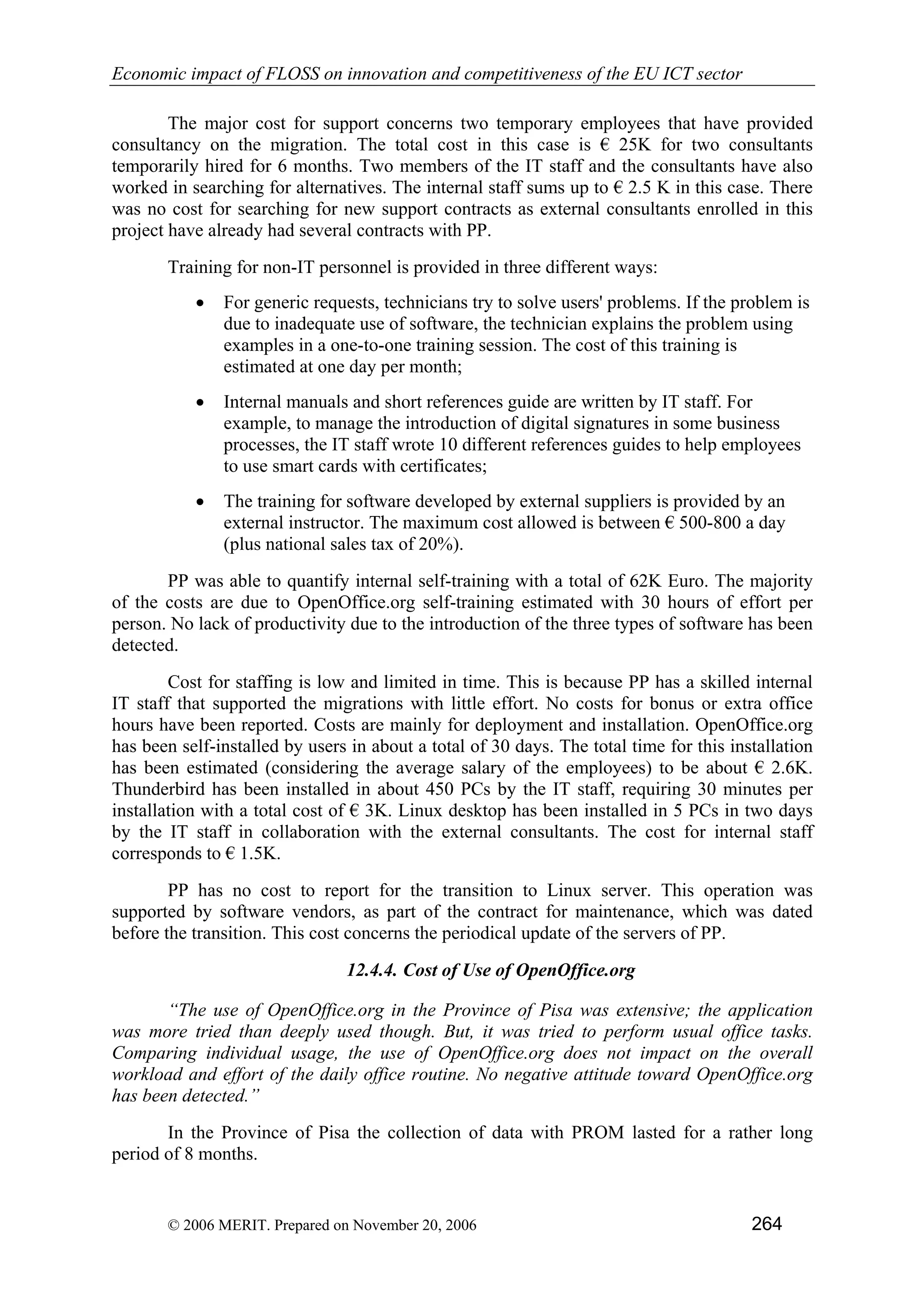 Economic impact of open source software  on innovation and the competitiveness of the  Information and Communication Technologies  (ICT) sector in the EU