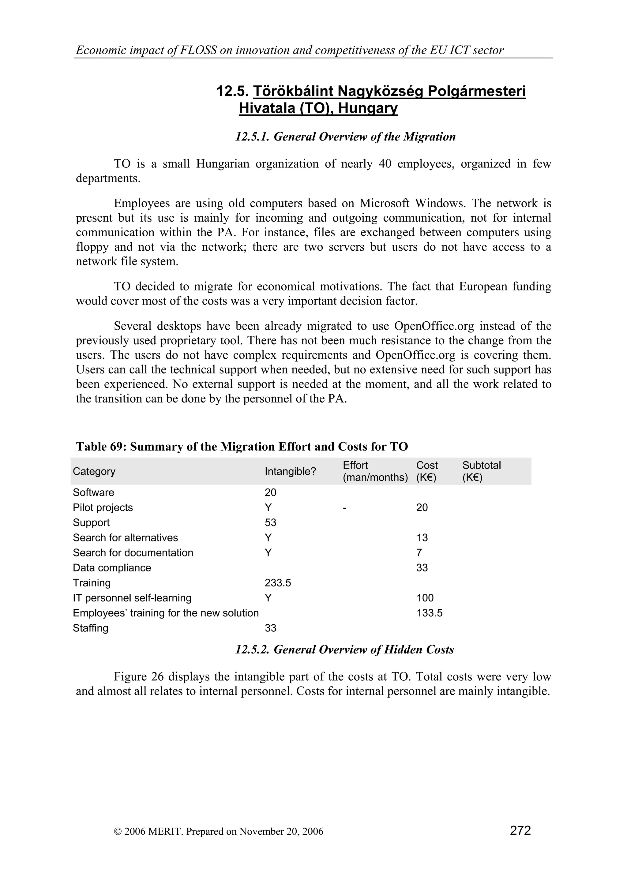 Economic impact of open source software  on innovation and the competitiveness of the  Information and Communication Technologies  (ICT) sector in the EU