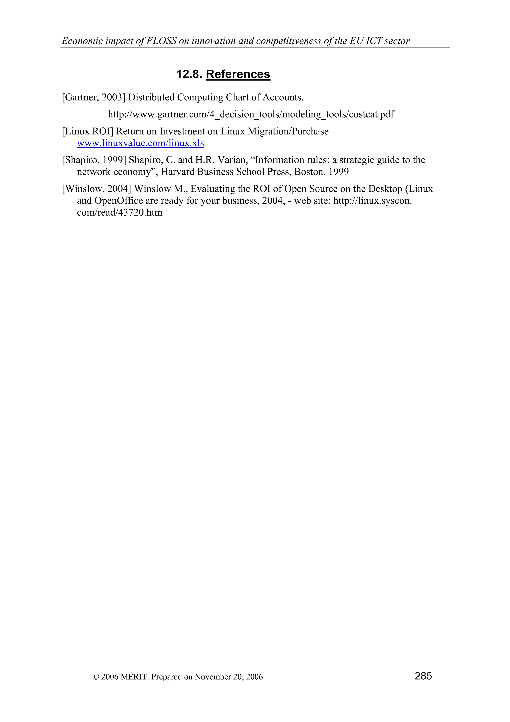 Economic impact of open source software  on innovation and the competitiveness of the  Information and Communication Technologies  (ICT) sector in the EU