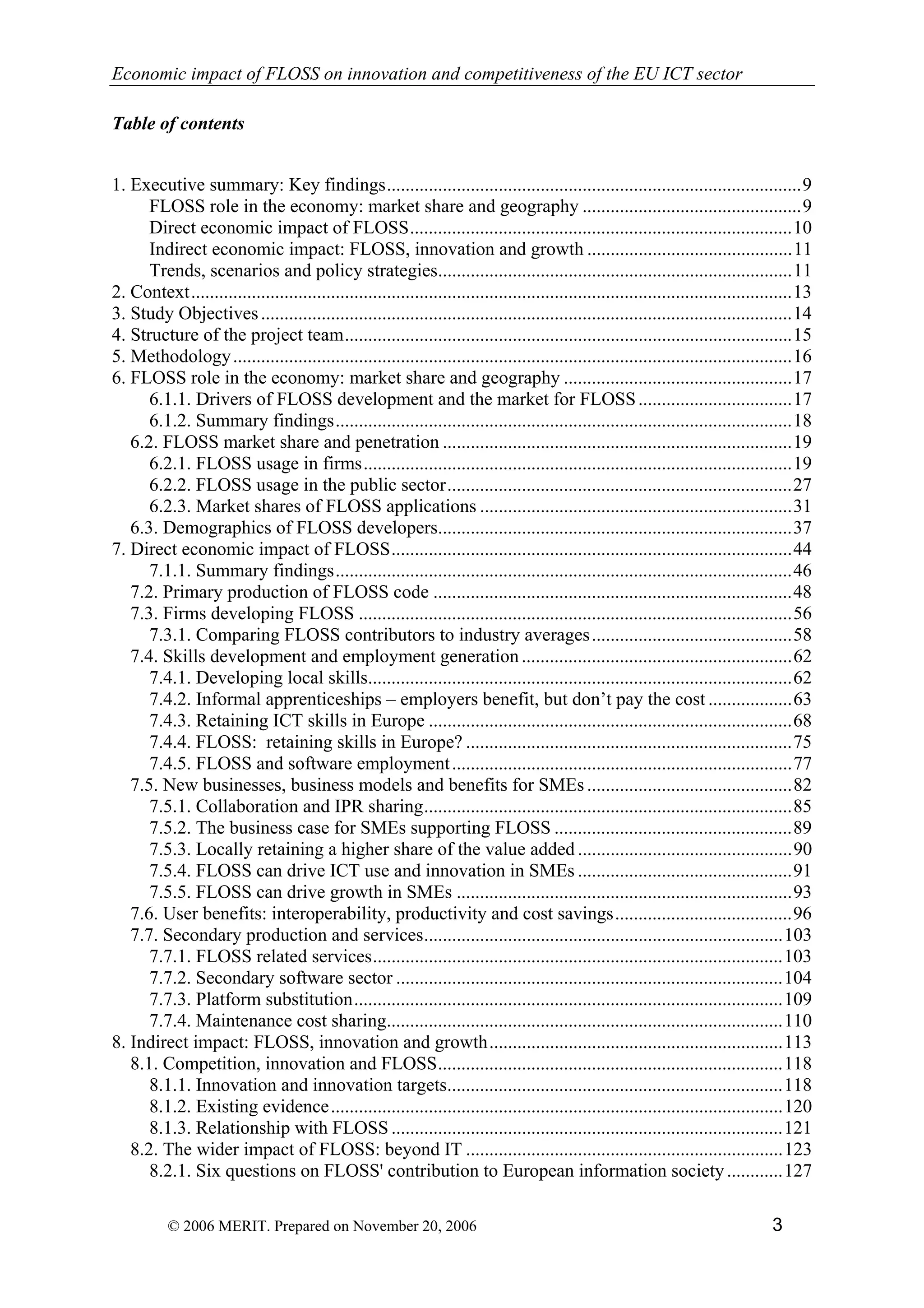 Economic impact of open source software  on innovation and the competitiveness of the  Information and Communication Technologies  (ICT) sector in the EU