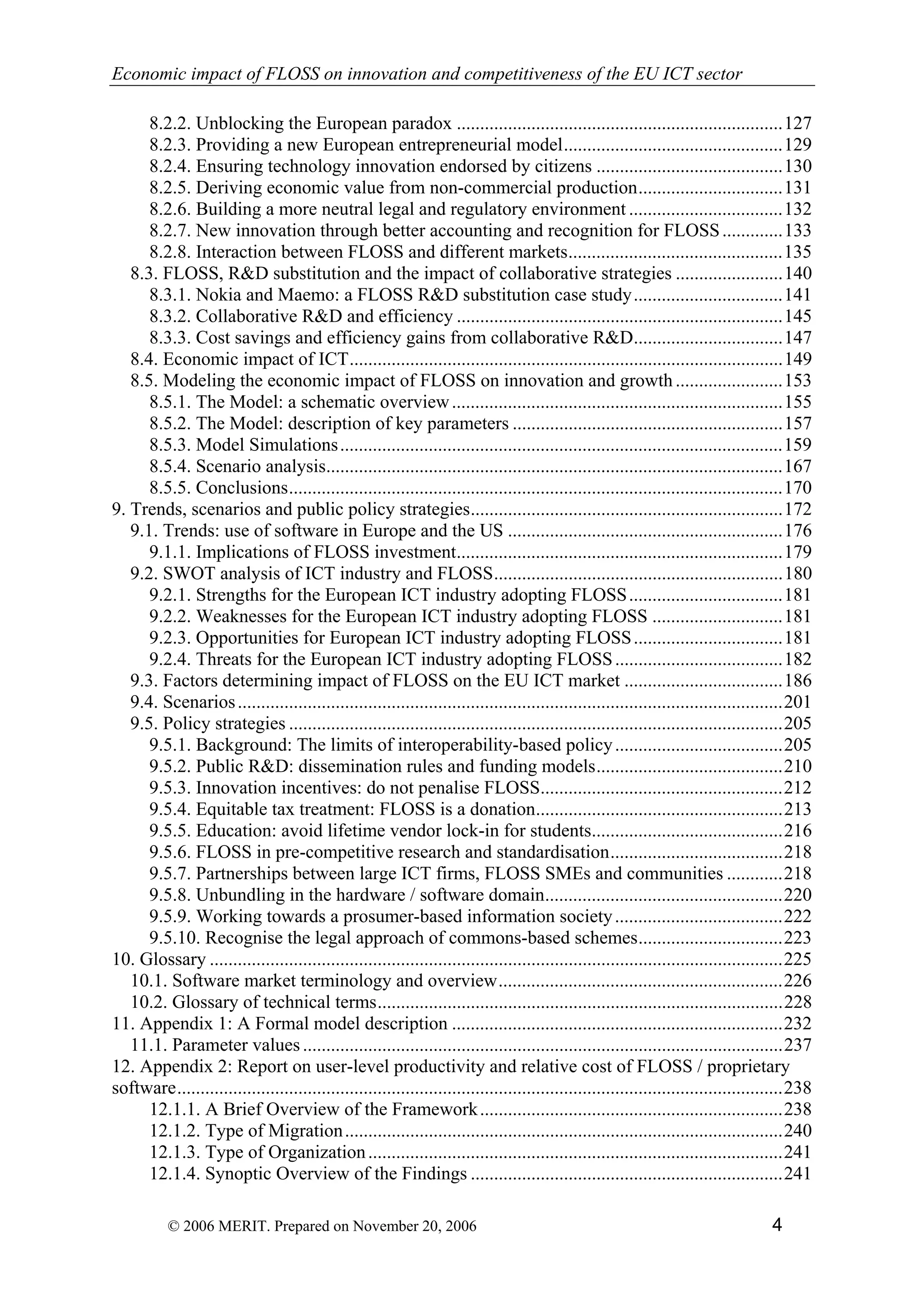 Economic impact of open source software  on innovation and the competitiveness of the  Information and Communication Technologies  (ICT) sector in the EU