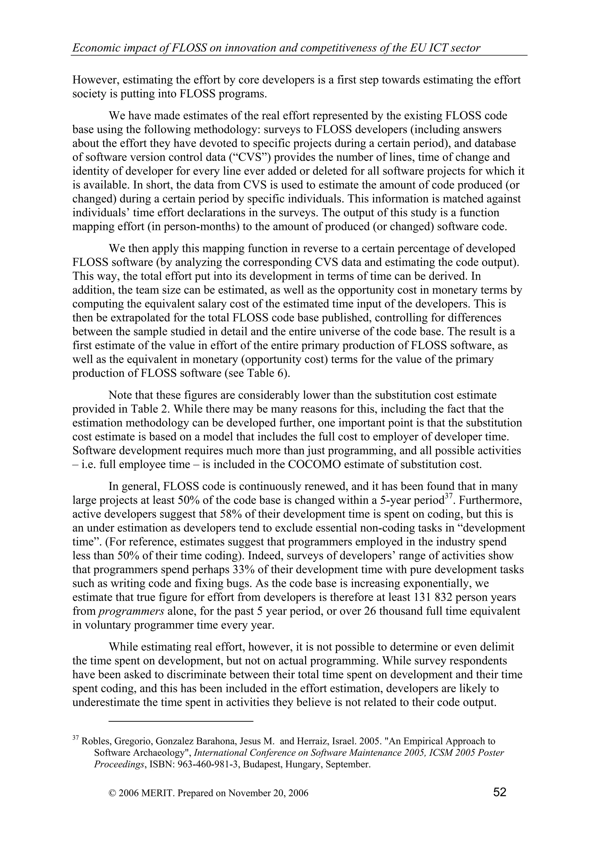 Economic impact of open source software  on innovation and the competitiveness of the  Information and Communication Technologies  (ICT) sector in the EU