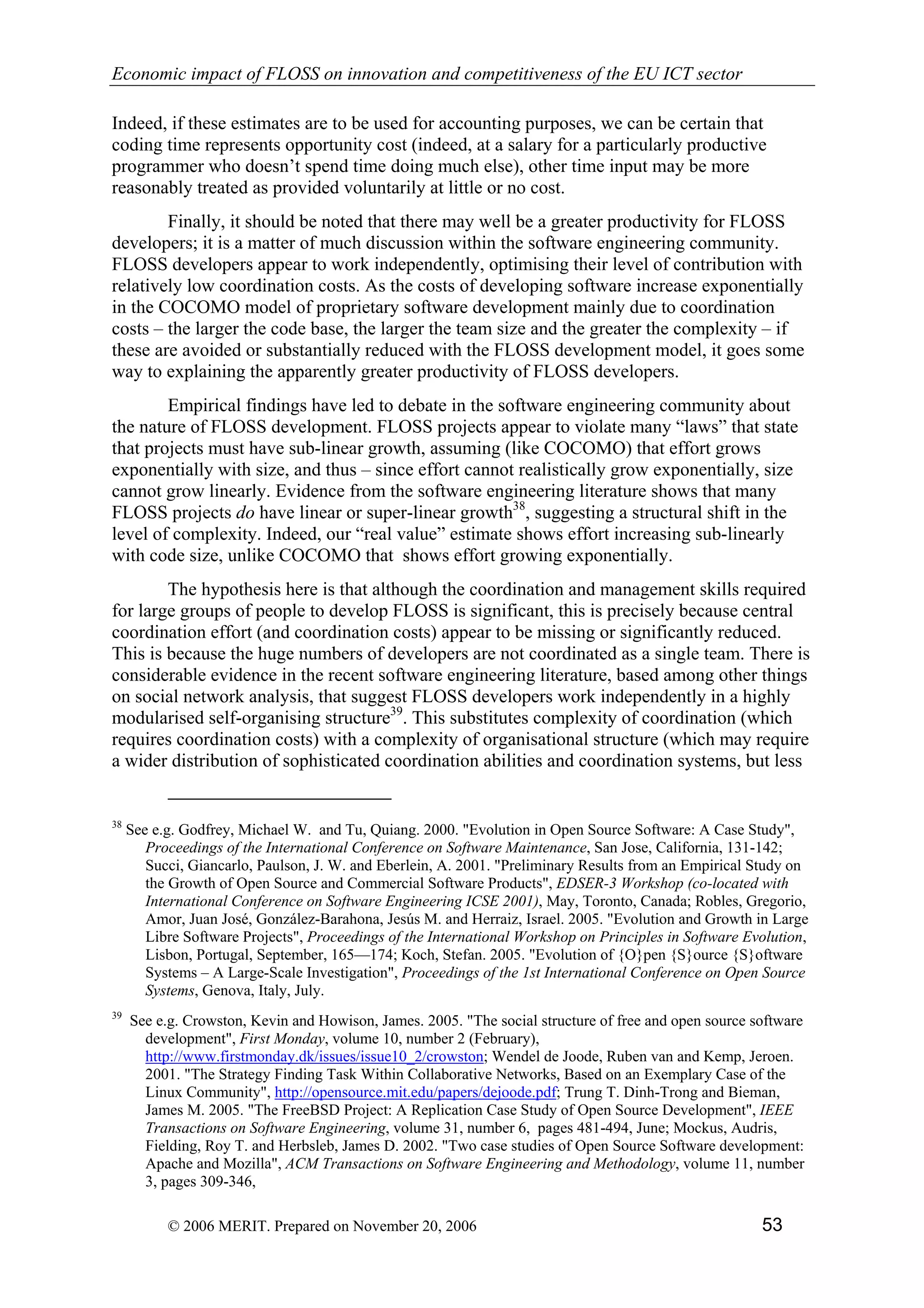 Economic impact of open source software  on innovation and the competitiveness of the  Information and Communication Technologies  (ICT) sector in the EU