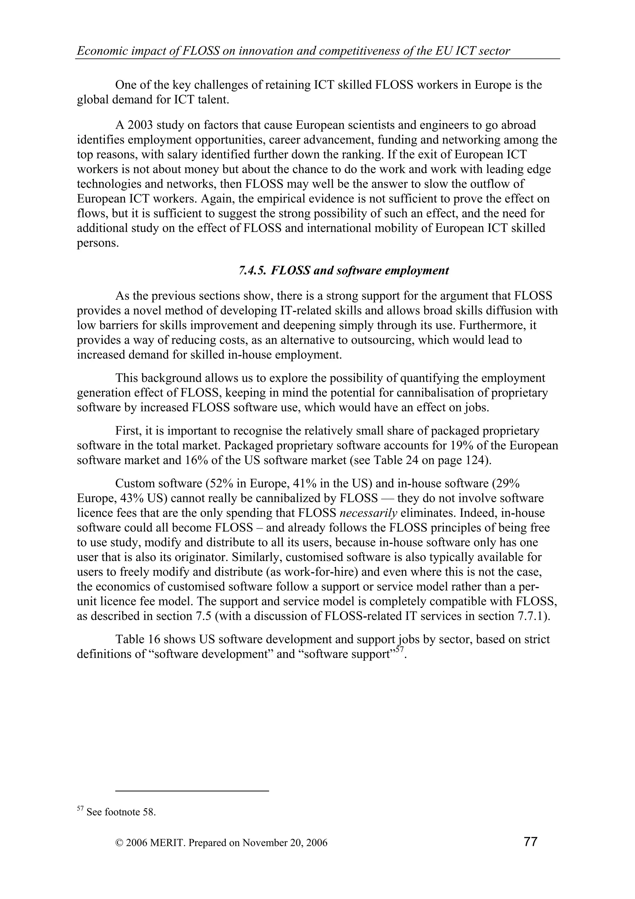 Economic impact of open source software  on innovation and the competitiveness of the  Information and Communication Technologies  (ICT) sector in the EU