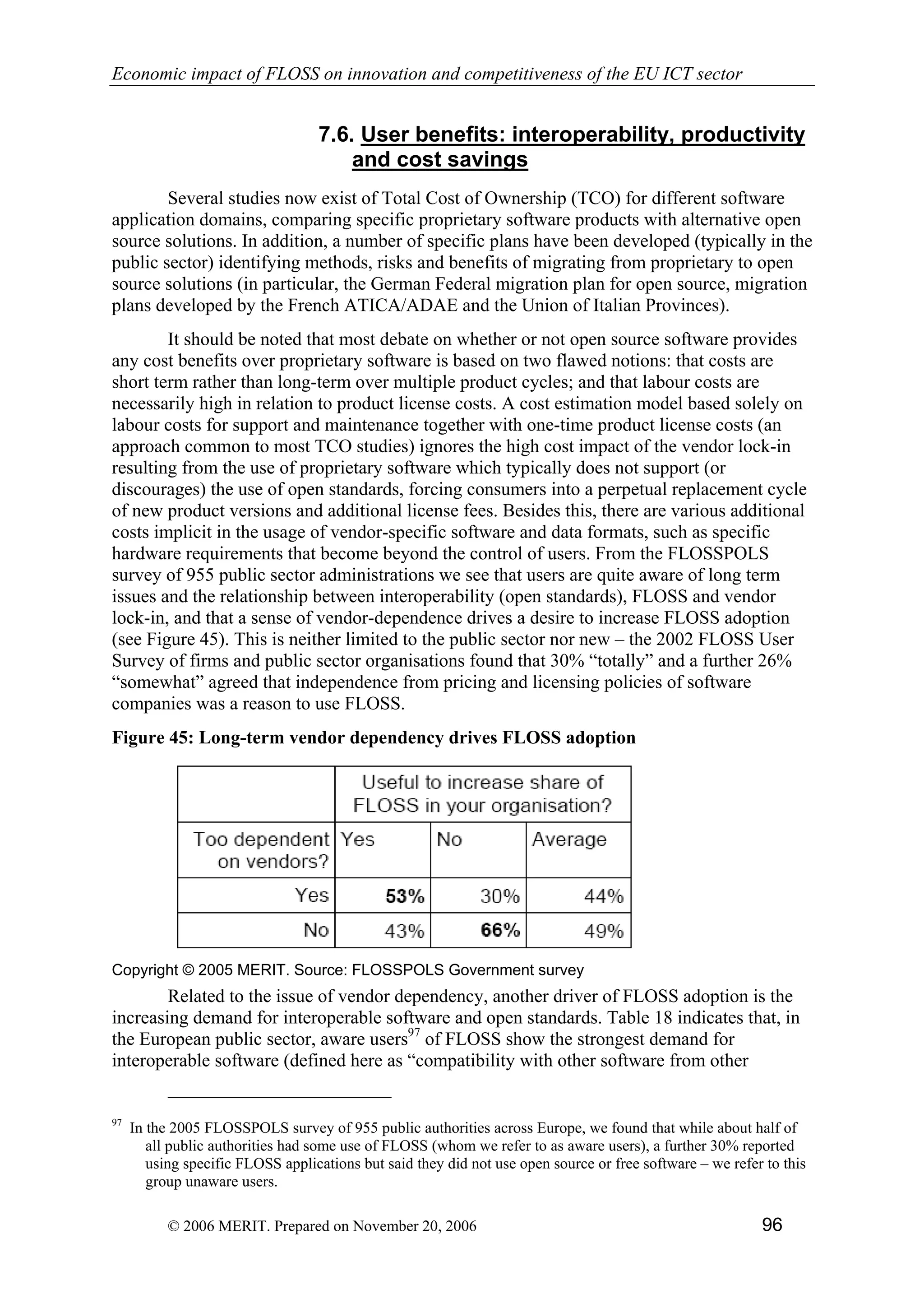 Economic impact of open source software  on innovation and the competitiveness of the  Information and Communication Technologies  (ICT) sector in the EU