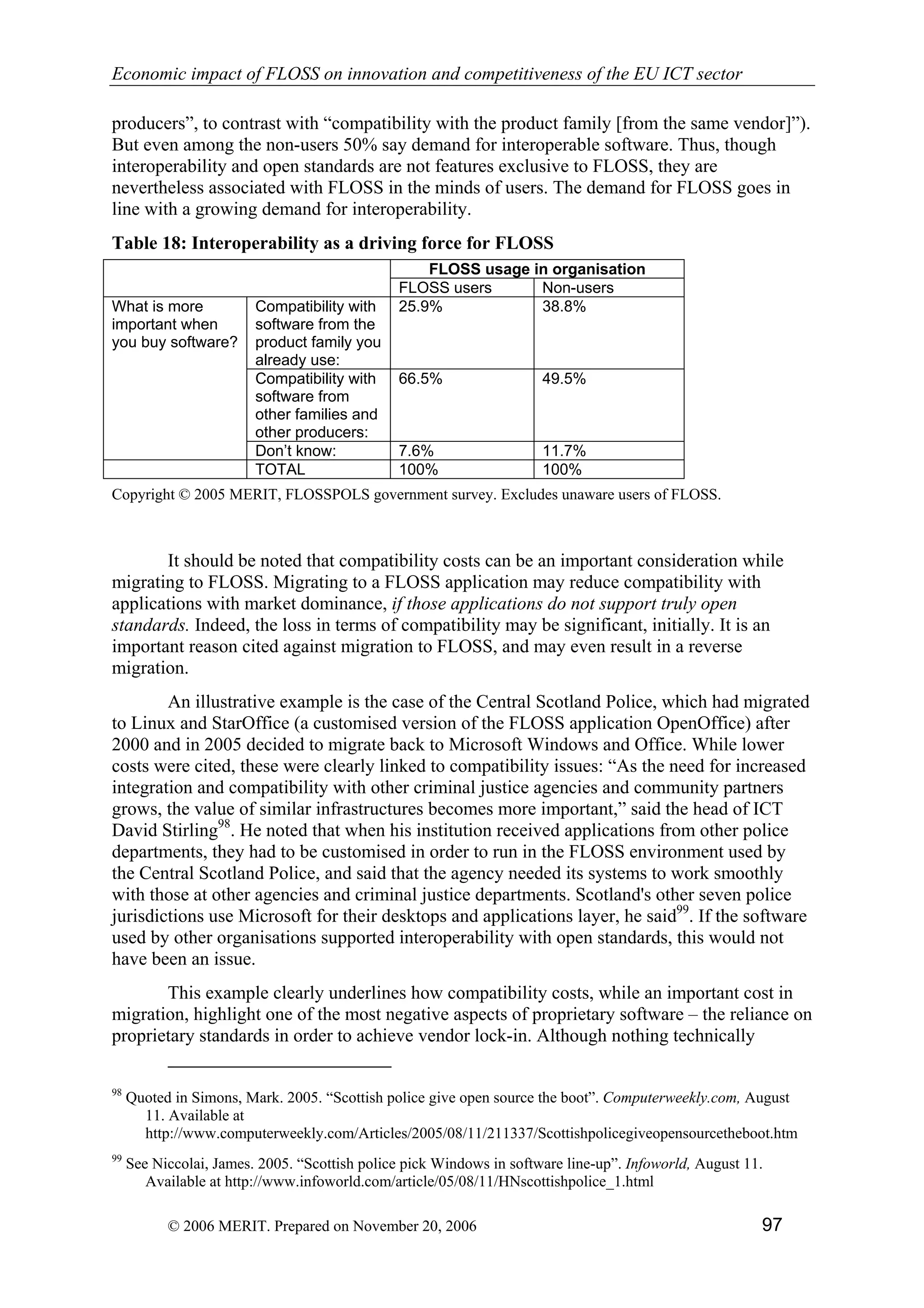 Economic impact of open source software  on innovation and the competitiveness of the  Information and Communication Technologies  (ICT) sector in the EU