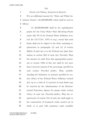 819 billion economic stimulus bill