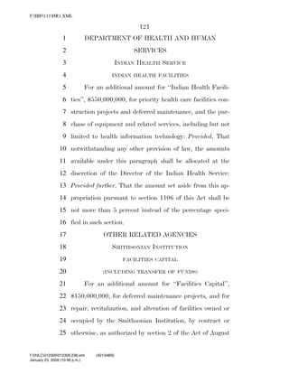 819 billion economic stimulus bill
