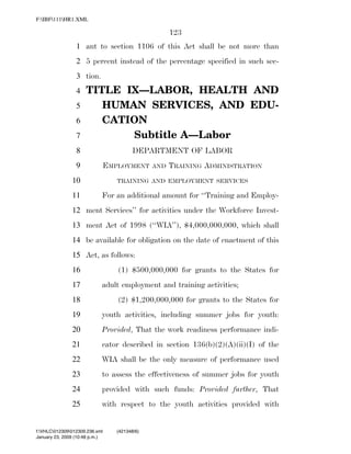 819 billion economic stimulus bill