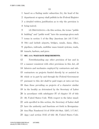 819 billion economic stimulus bill