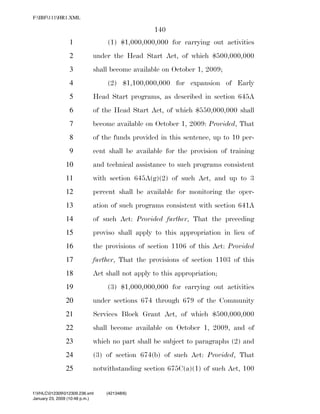 819 billion economic stimulus bill