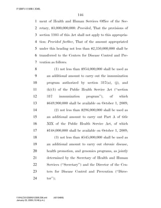 819 billion economic stimulus bill