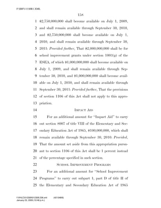 819 billion economic stimulus bill