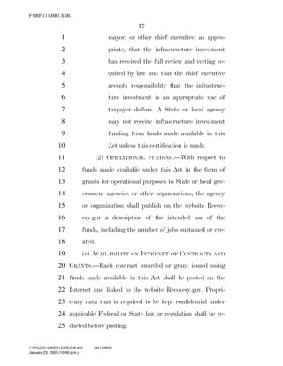 819 billion economic stimulus bill