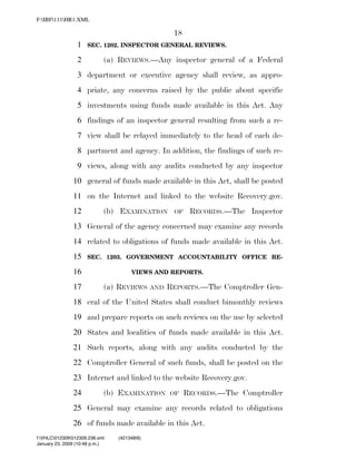 819 billion economic stimulus bill
