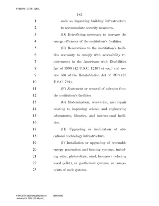 819 billion economic stimulus bill