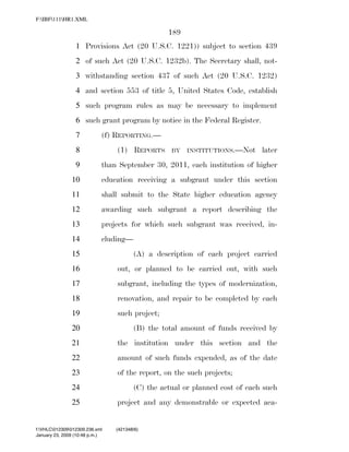 819 billion economic stimulus bill