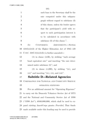 819 billion economic stimulus bill