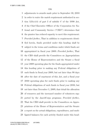 819 billion economic stimulus bill