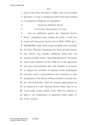 819 billion economic stimulus bill