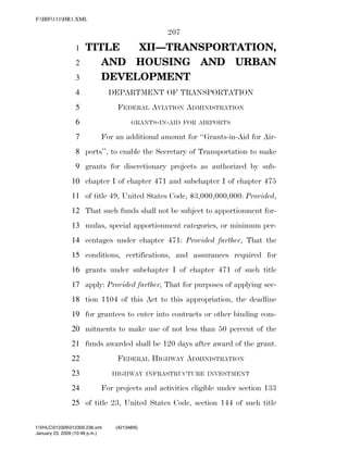 819 billion economic stimulus bill