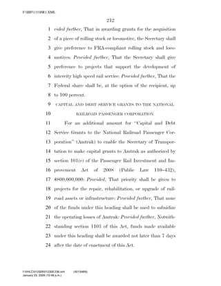 819 billion economic stimulus bill