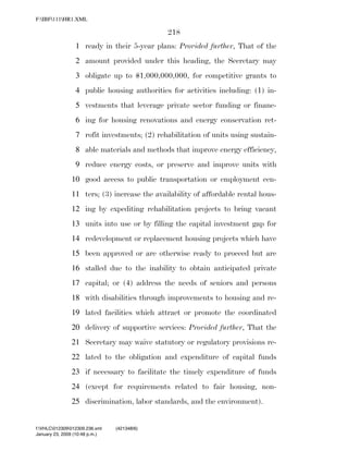 819 billion economic stimulus bill