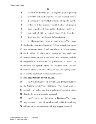 819 billion economic stimulus bill