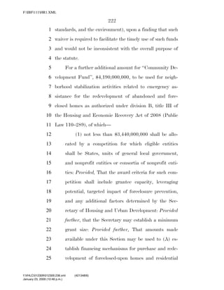 819 billion economic stimulus bill
