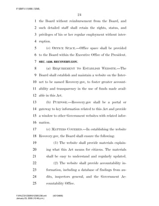 819 billion economic stimulus bill