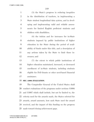 819 billion economic stimulus bill